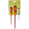Juego de 2 destornilladores 1000V+tester