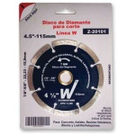 DISCO DIAMANTE 4.5"SEGMENTADO LIN.W