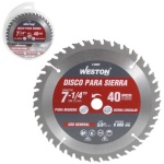 DISCO PARA SIERRA CIRCULAR P/MADERA 7-1/4'' X 5/8'' 40DT